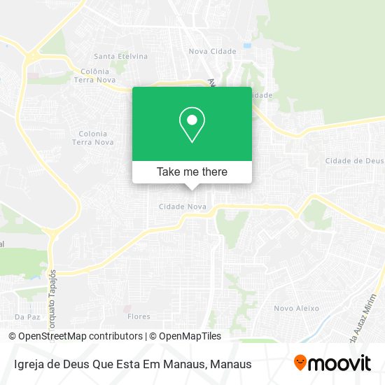 Igreja de Deus Que Esta Em Manaus map