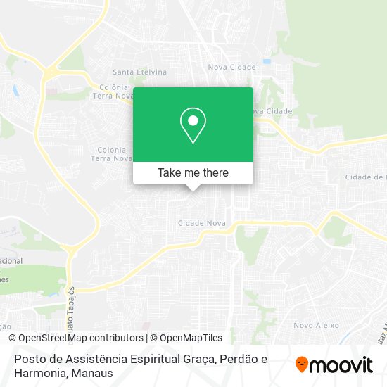 Posto de Assistência Espiritual Graça, Perdão e Harmonia map