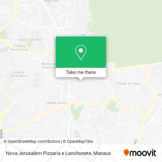 Nova Jerusalém Pizzaria e Lanchonete map