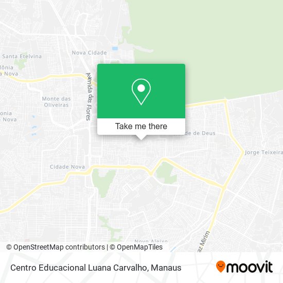 Mapa Centro Educacional Luana Carvalho
