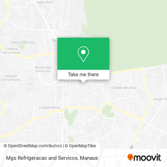 Mgs Refrigeracao and Servicos map