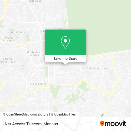 Net Access Telecom map