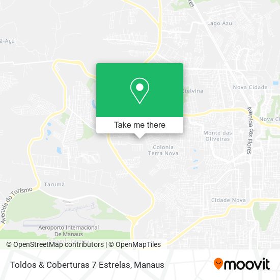Toldos & Coberturas 7 Estrelas map