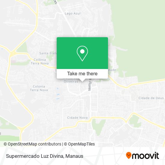 Mapa Supermercado Luz Divina