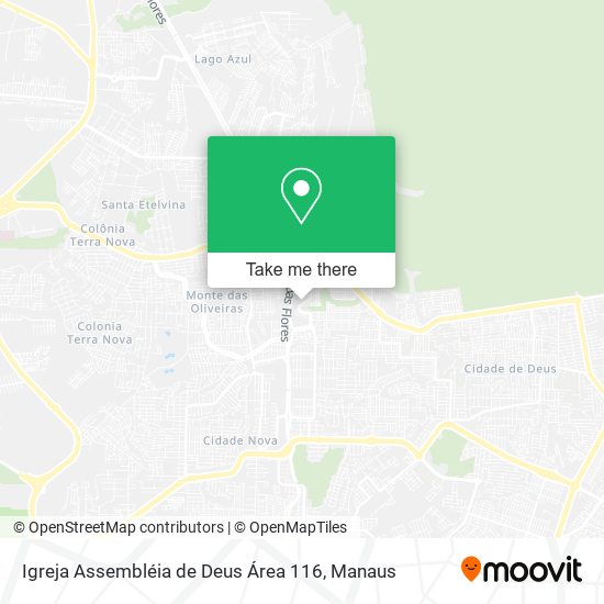 Igreja Assembléia de Deus Área 116 map