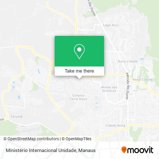 Ministério Internacional Unidade map