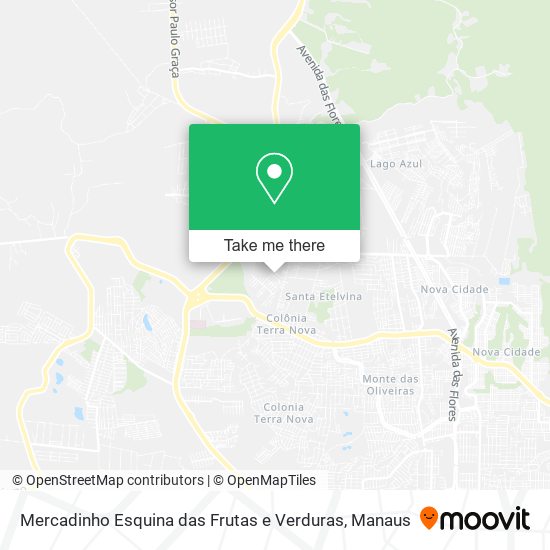 Mercadinho Esquina das Frutas e Verduras map