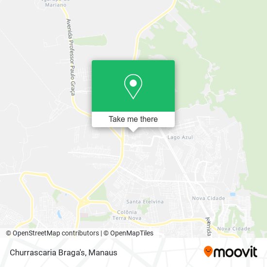 Churrascaria Braga's map