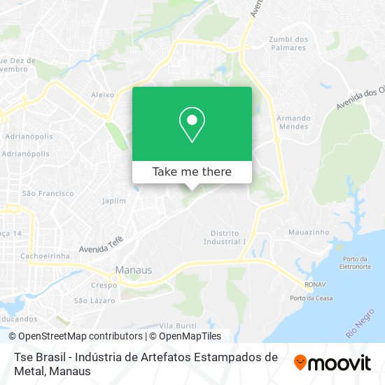 Tse Brasil - Indústria de Artefatos Estampados de Metal map