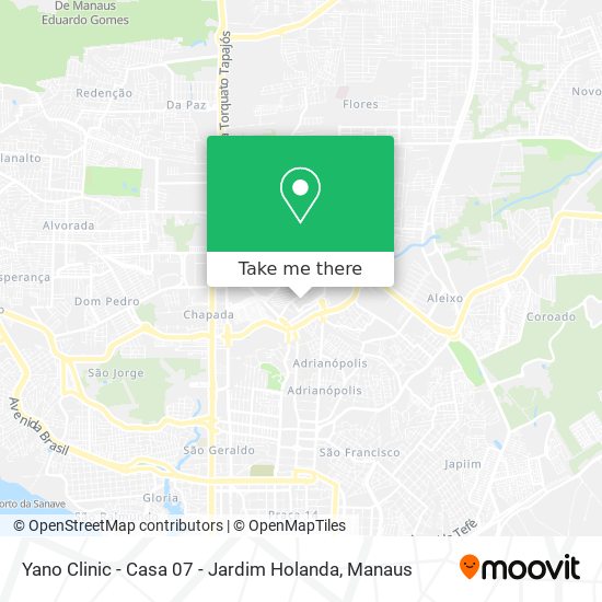 Yano Clinic - Casa 07 - Jardim Holanda map