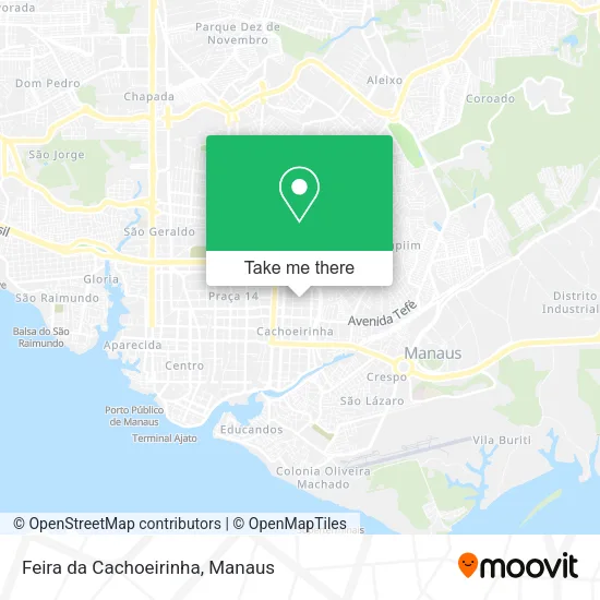 Feira da Cachoeirinha map