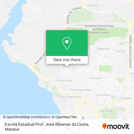 Escola Estadual Prof.	José Ribamar da Costa map