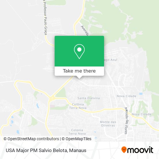 USA Major PM Salvio Belota map