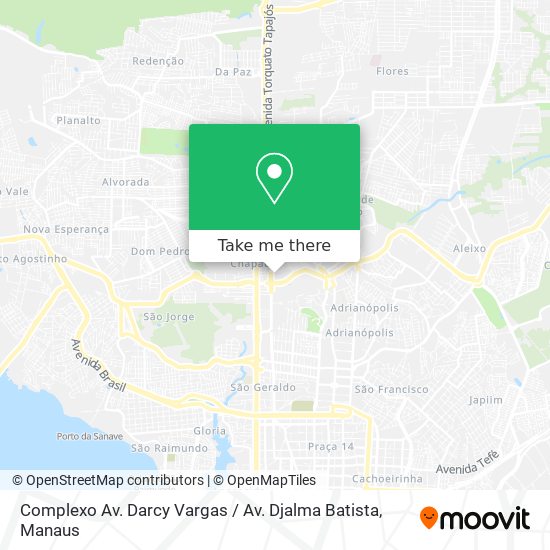 Complexo Av. Darcy Vargas / Av. Djalma Batista map