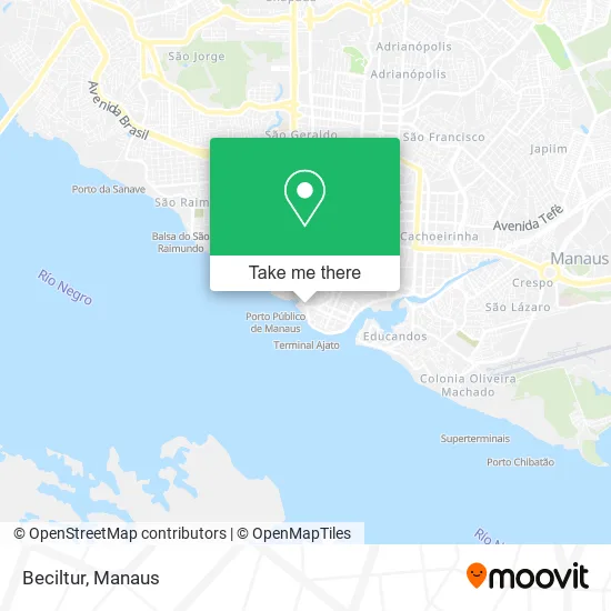 Beciltur map