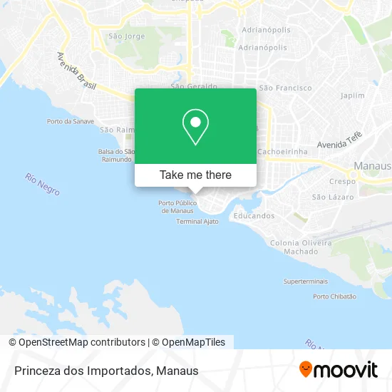 Princeza dos Importados map