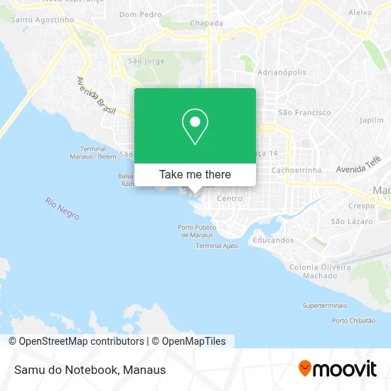 Samu do Notebook map