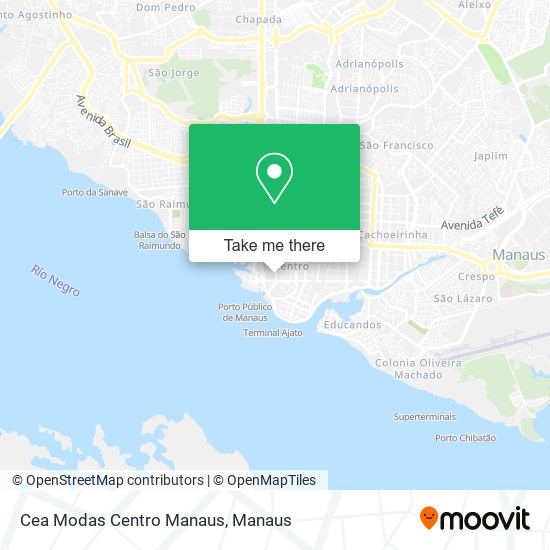 Cea Modas Centro Manaus map