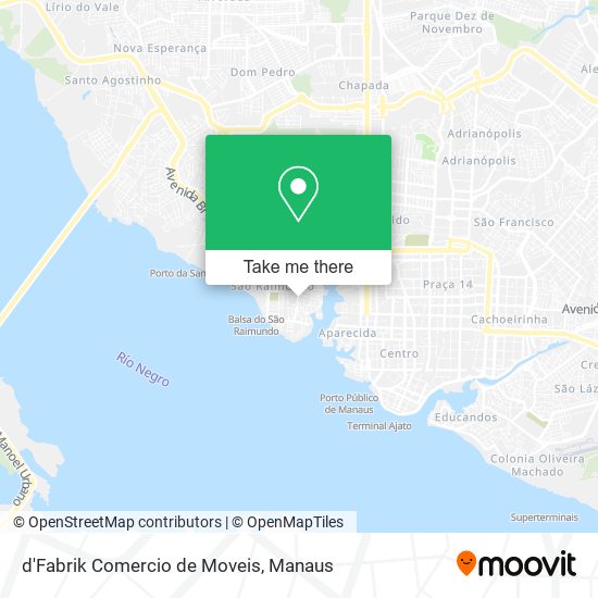 d'Fabrik Comercio de Moveis map