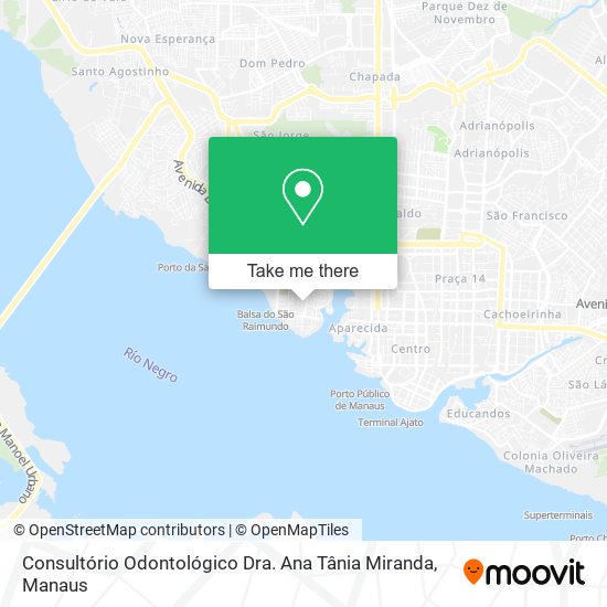Consultório Odontológico Dra. Ana Tânia Miranda map