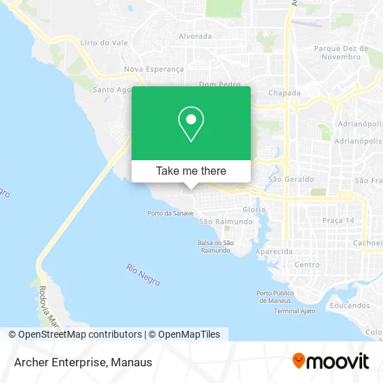 Archer Enterprise map
