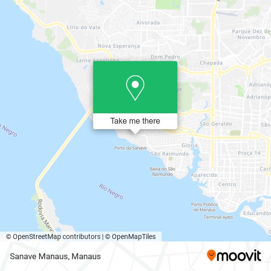 Sanave Manaus map