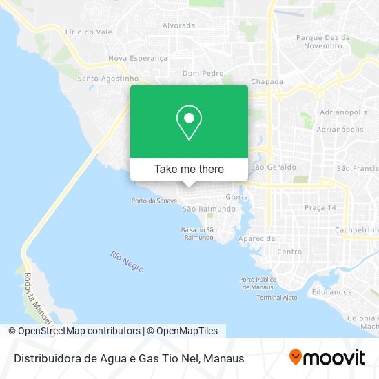 Distribuidora de Agua e Gas Tio Nel map