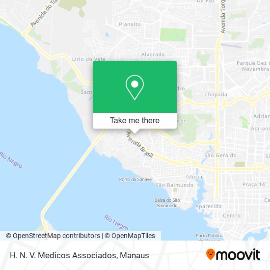 H. N. V. Medicos Associados map