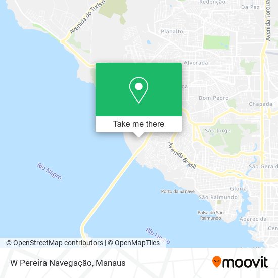 W Pereira Navegação map