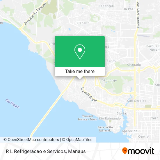 R L Refrigeracao e Servicos map