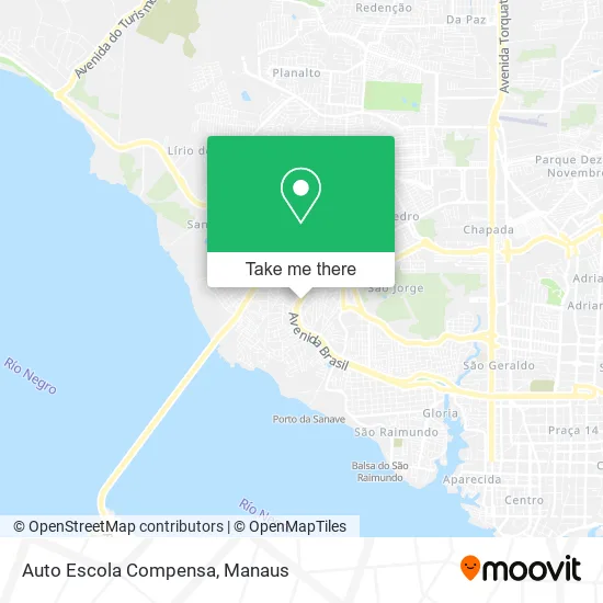 Auto Escola Compensa map