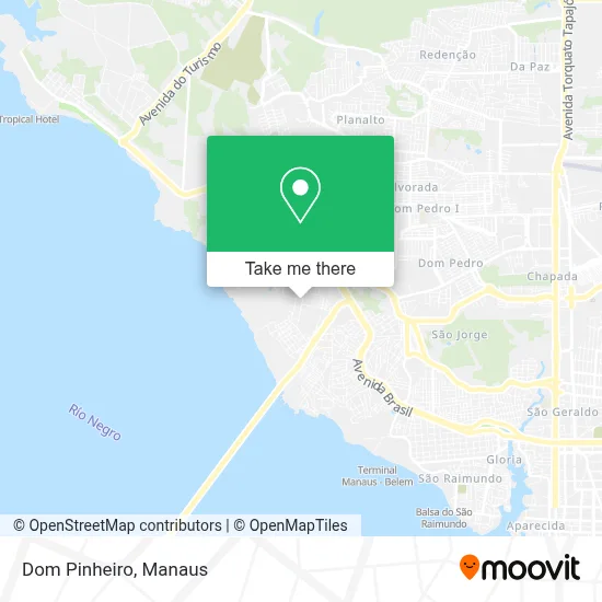 Dom Pinheiro map