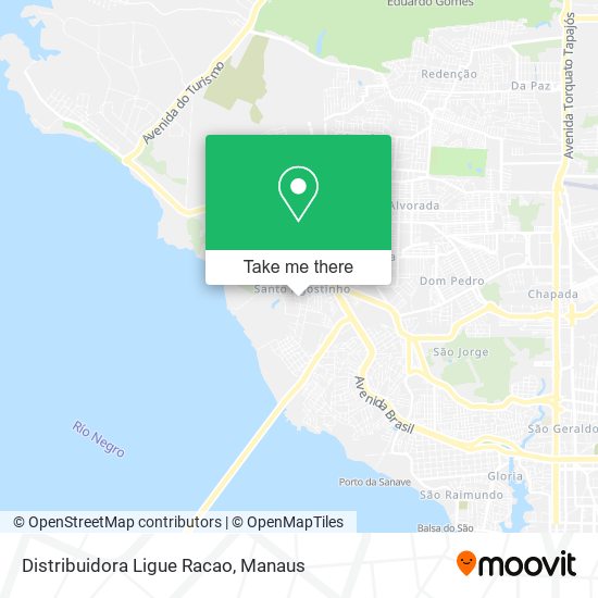 Distribuidora Ligue Racao map