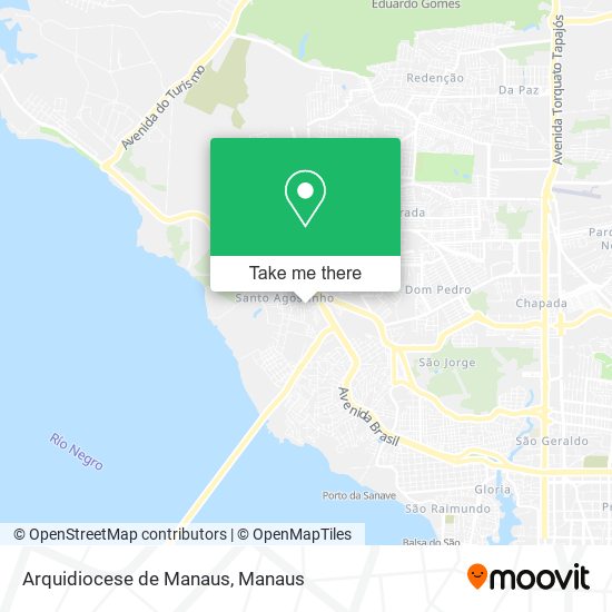 Arquidiocese de Manaus map