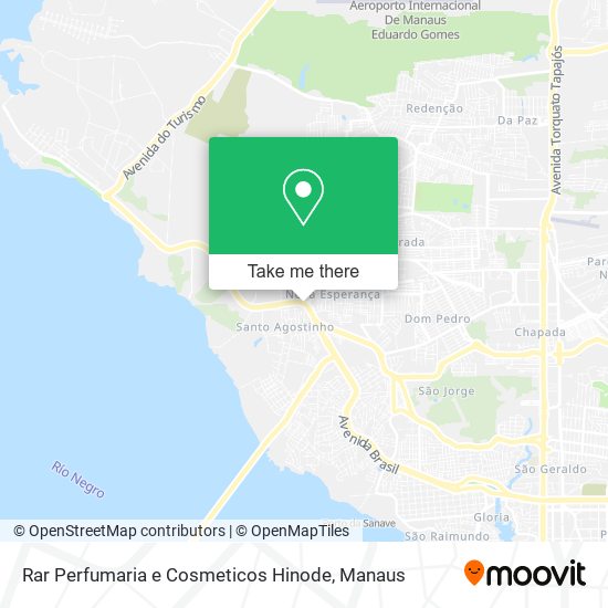 Rar Perfumaria e Cosmeticos Hinode map