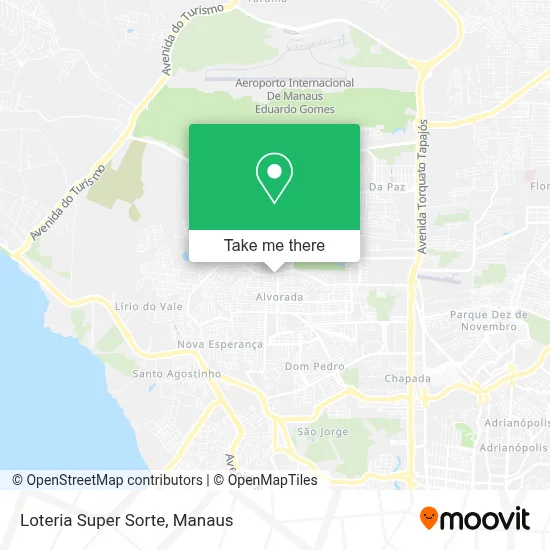 Loteria Super Sorte map