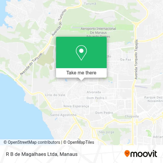 R B de Magalhaes Ltda map