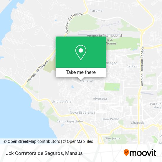 Jck Corretora de Seguros map