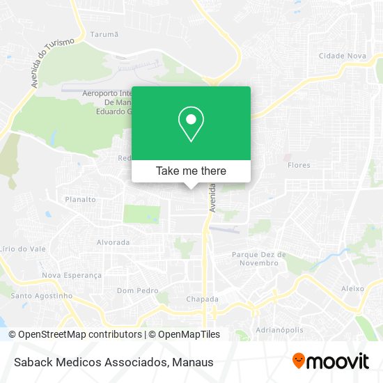 Saback Medicos Associados map