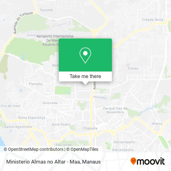 Ministerio Almas no Altar - Maa map