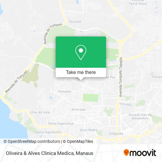 Mapa Oliveira & Alves Clinica Medica