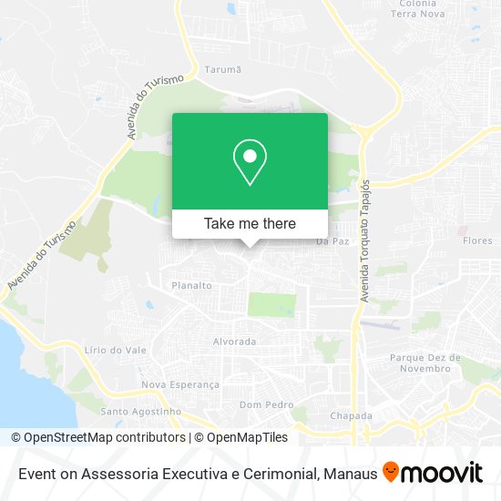 Mapa Event on Assessoria Executiva e Cerimonial