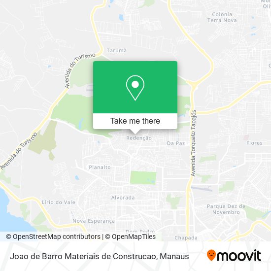 Joao de Barro Materiais de Construcao map