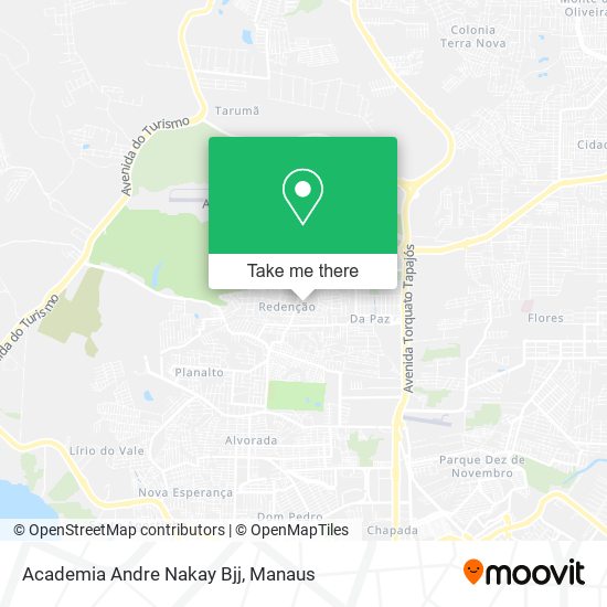 Academia Andre Nakay Bjj map