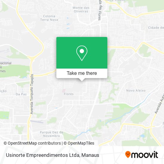 Mapa Usinorte Empreendimentos Ltda