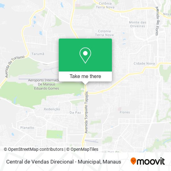 Central de Vendas Direcional - Municipal map