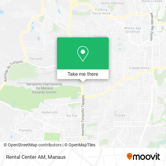 Rental Center AM map