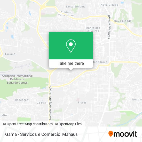 Gama - Servicos e Comercio map