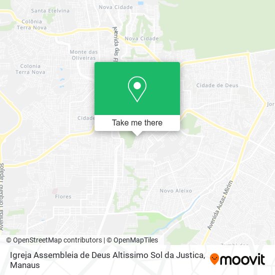 Igreja Assembleia de Deus Altissimo Sol da Justica map