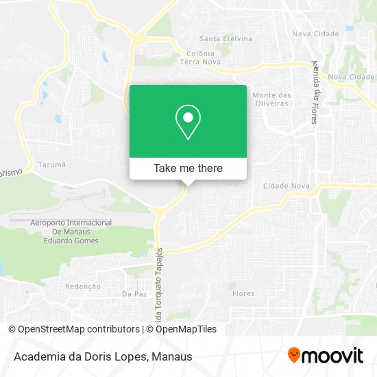 Academia da Doris Lopes map